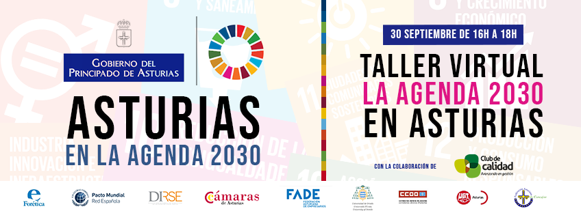 Taller virtual: La Agenda 2030 en Asturias 30 septiembre