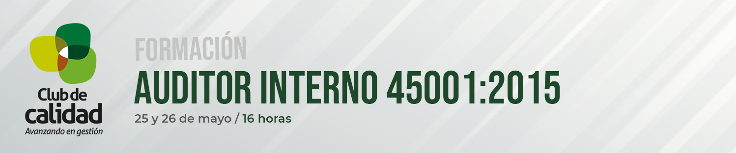 Auditor Interno 45001:2015