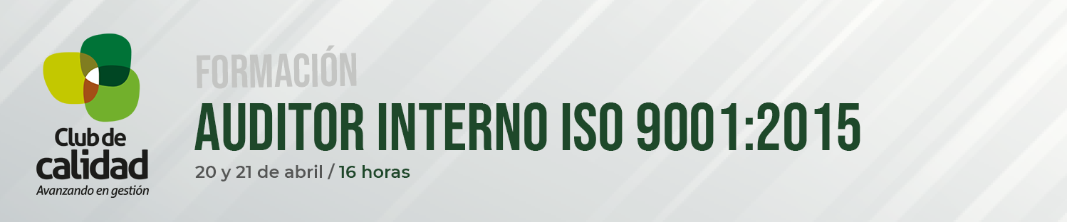 Formación Auditor Interno ISO 9001:2015