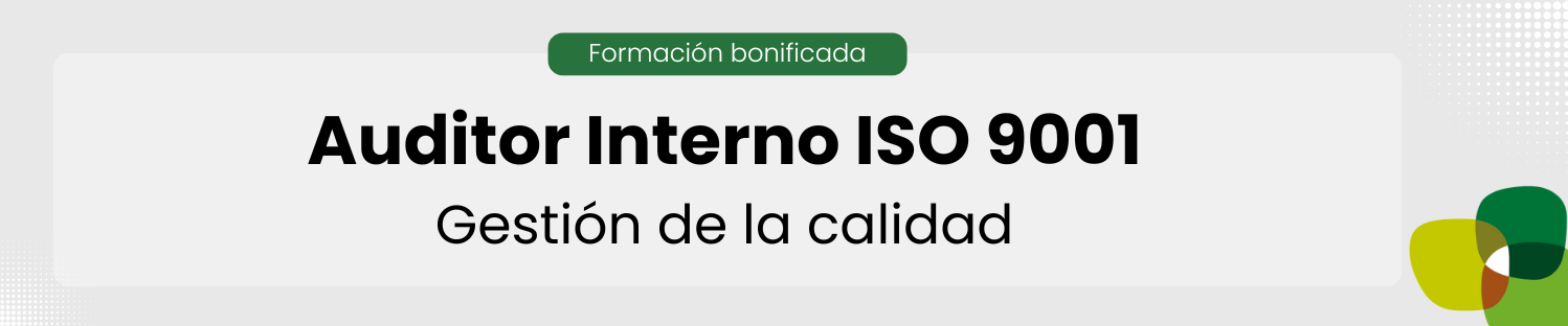 Auditor Interno ISO 9001. Gestión de la Calidad