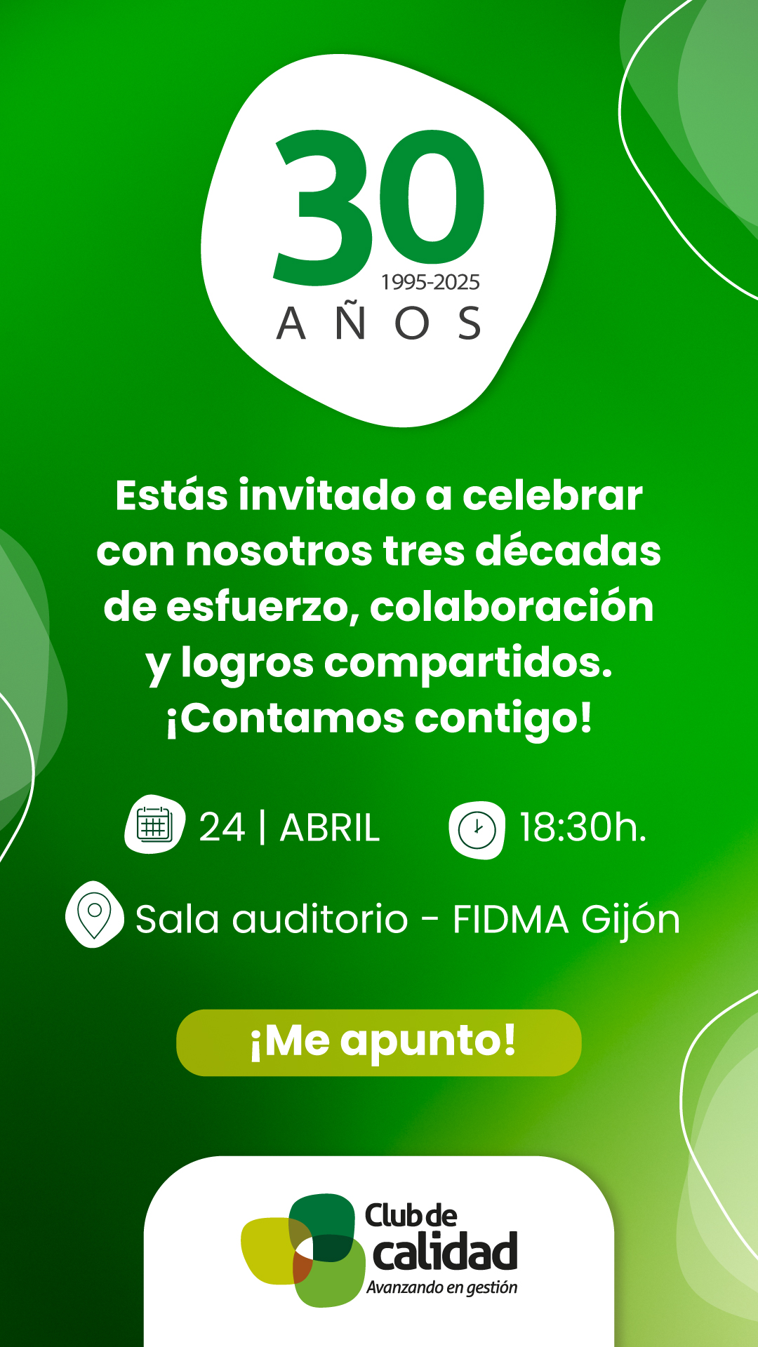 30 aniversario Club de Calidad