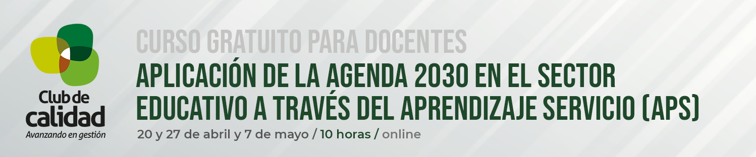 Curso Gratuito para Docentes: aplicación de la Agenda 2030