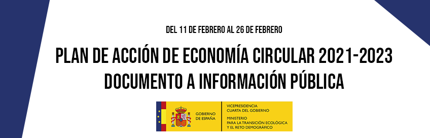 Plan de Acción de Economía Circular 2021-2023: documento a información públicaicono barra herramientas