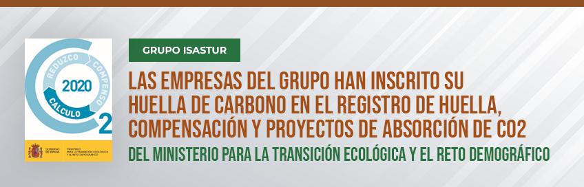 REGISTRO DE LA HUELLA DE CARBONO DE LAS EMPRESAS DEL GRUPO ISASTUR