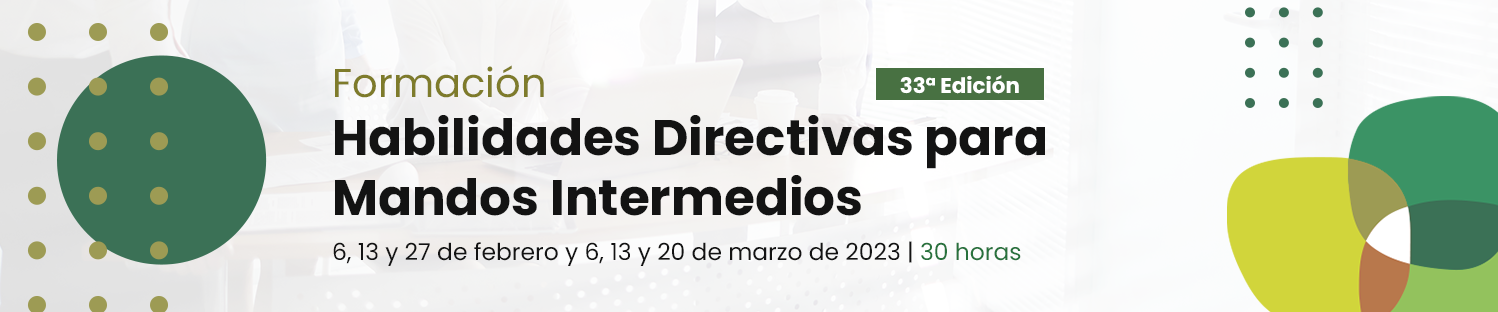Habilidades Directivas para Mandos Intermedios 33ª edición - 2023 (HDMI)
