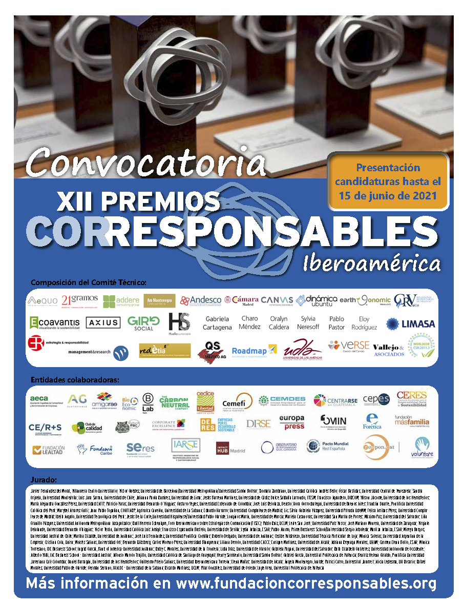 INFORMACION_XII_PREMIOS_CORRESPONSABLES Convocatoria XII Premios Corresponsables