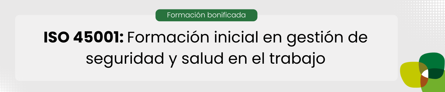 Formación inicial ISO 45001