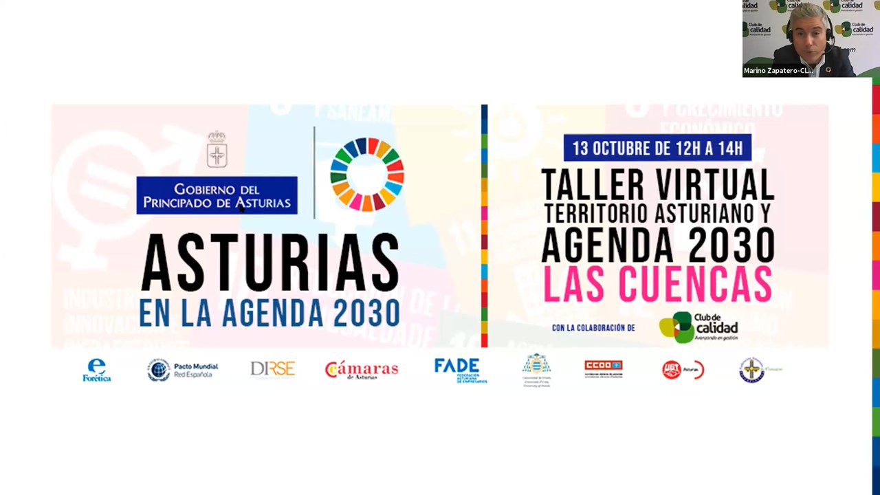 Taller virtual: TERRITORIO ASTURIANO Y AGENDA 2030: LAS CUENCAS