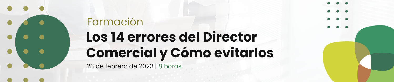 Los 14 errores del Director Comercial Los 14 errores del Director Comercial y Cómo evitarlos