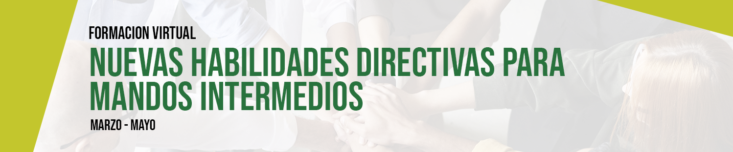 Nuevas habilidades directivas Formación: Nuevas Habilidades Directivas para Mandos Intermedios