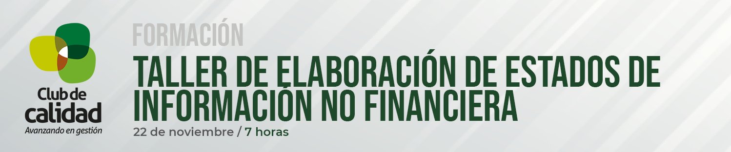 Taller de Estados de Información No Financiera