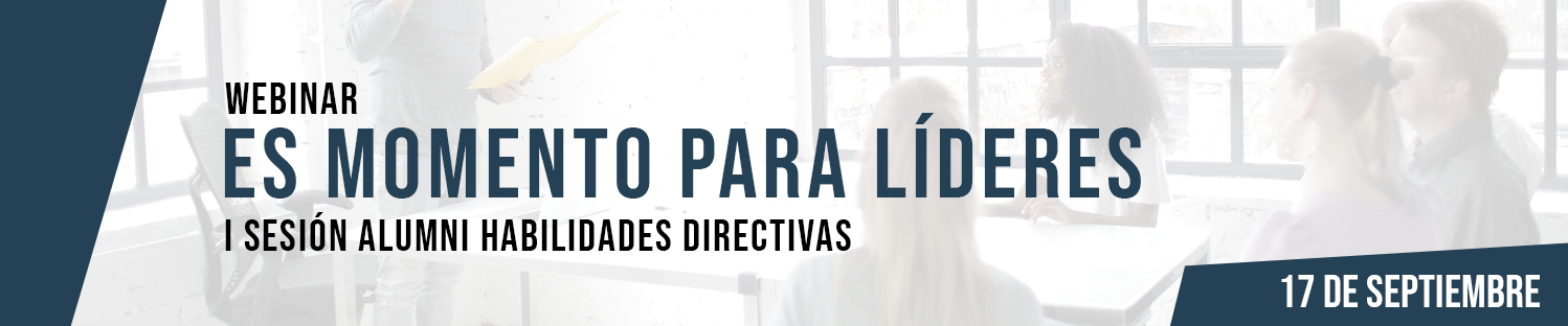 Webinar: "Es momento para Líderes"