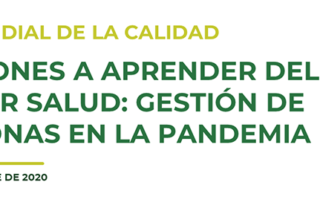 Así fue el Día Mundial de la Calidad 2020