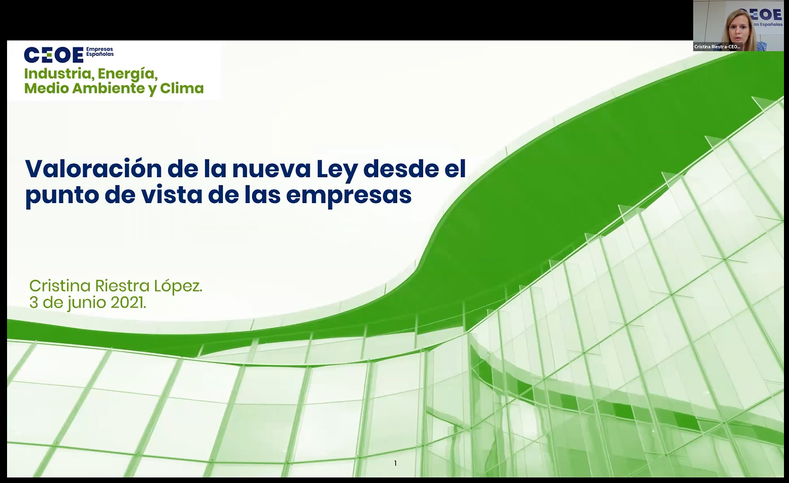 Intervención CEOE en el Día Mundial del Medio Ambiente