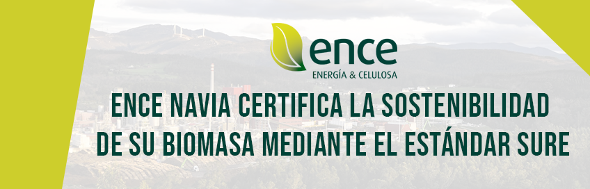 Ence Navia certifica la sostenibilidad de su biomasa mediante el estándar Sure