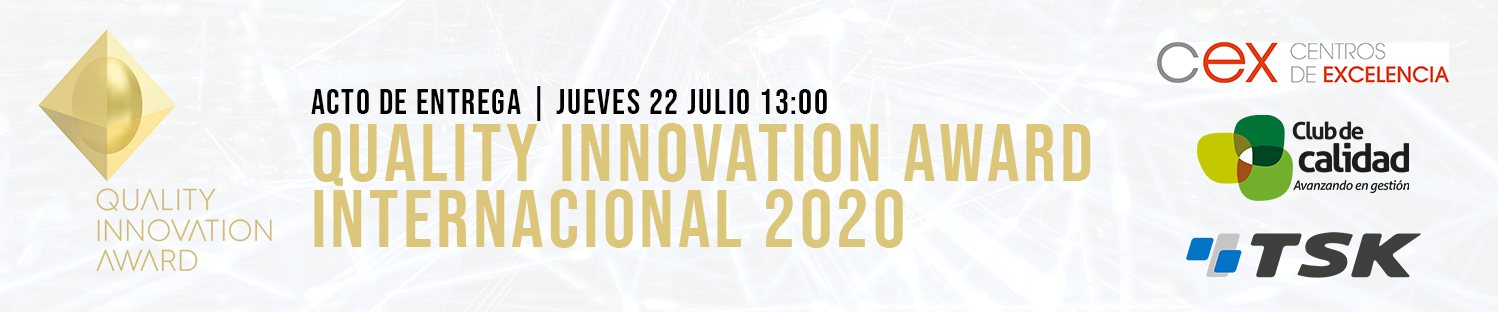entrega QIA TSK Acto de entrega del QIA internacional 2020 a TSK
