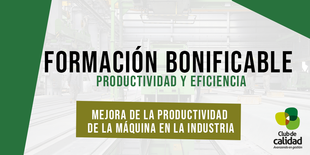 Formación productividad de la máquina en la industria