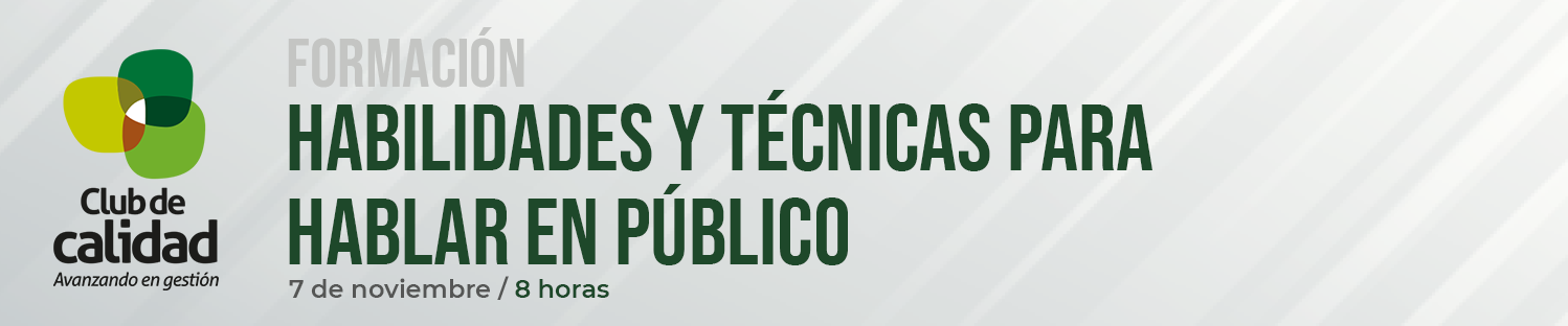 hablar en publico b. Formación: Habilidades y técnicas para hablar en público
