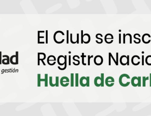 El Club se inscribe en el Registro Nacional de Huella de Carbono