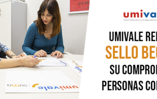 Umivale renueva con el sello Bequal PLUS su compromiso con las personas con discapacidad